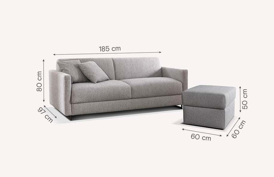 JUSTIN sofa and pouf set-1