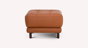 CLARK Pouf Leather Sidney Cognac