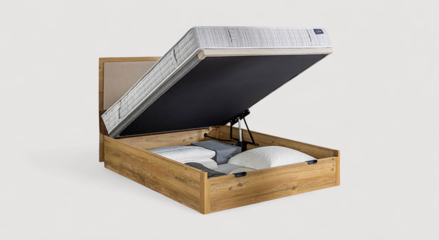 CONDOR Storage Bed Estepa Wood