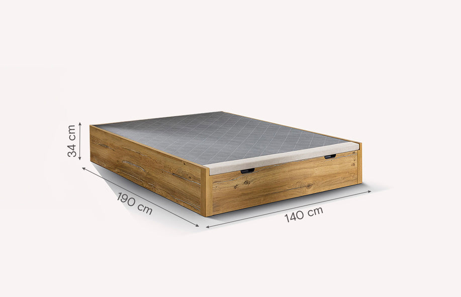 CONDOR Storage Bed Estepa Wood-1