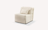 SIMONE Florence Linen armchair 80x198