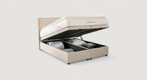 OUESSANT Luca Beige Storage Bed