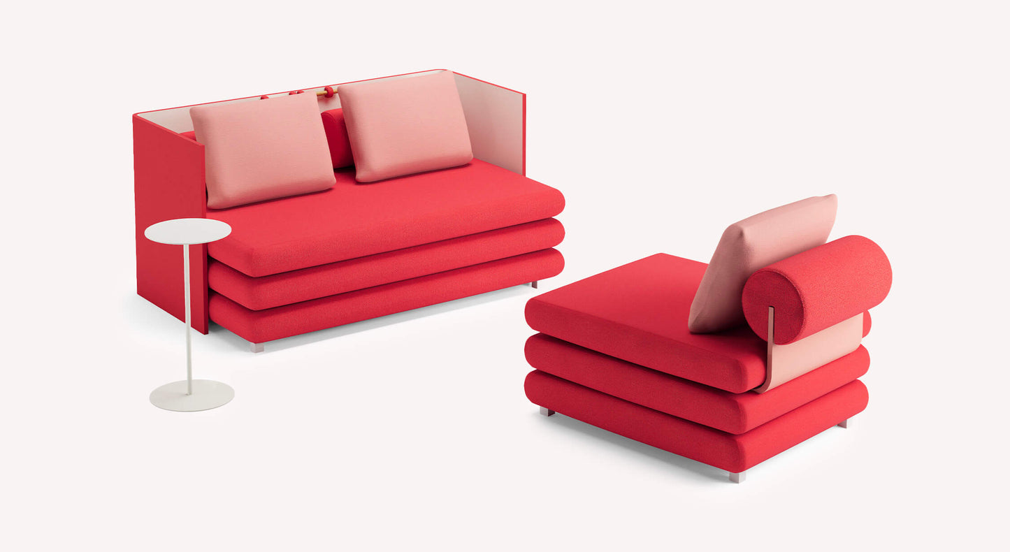 SUISSE Pack Sofa and armchair with tables