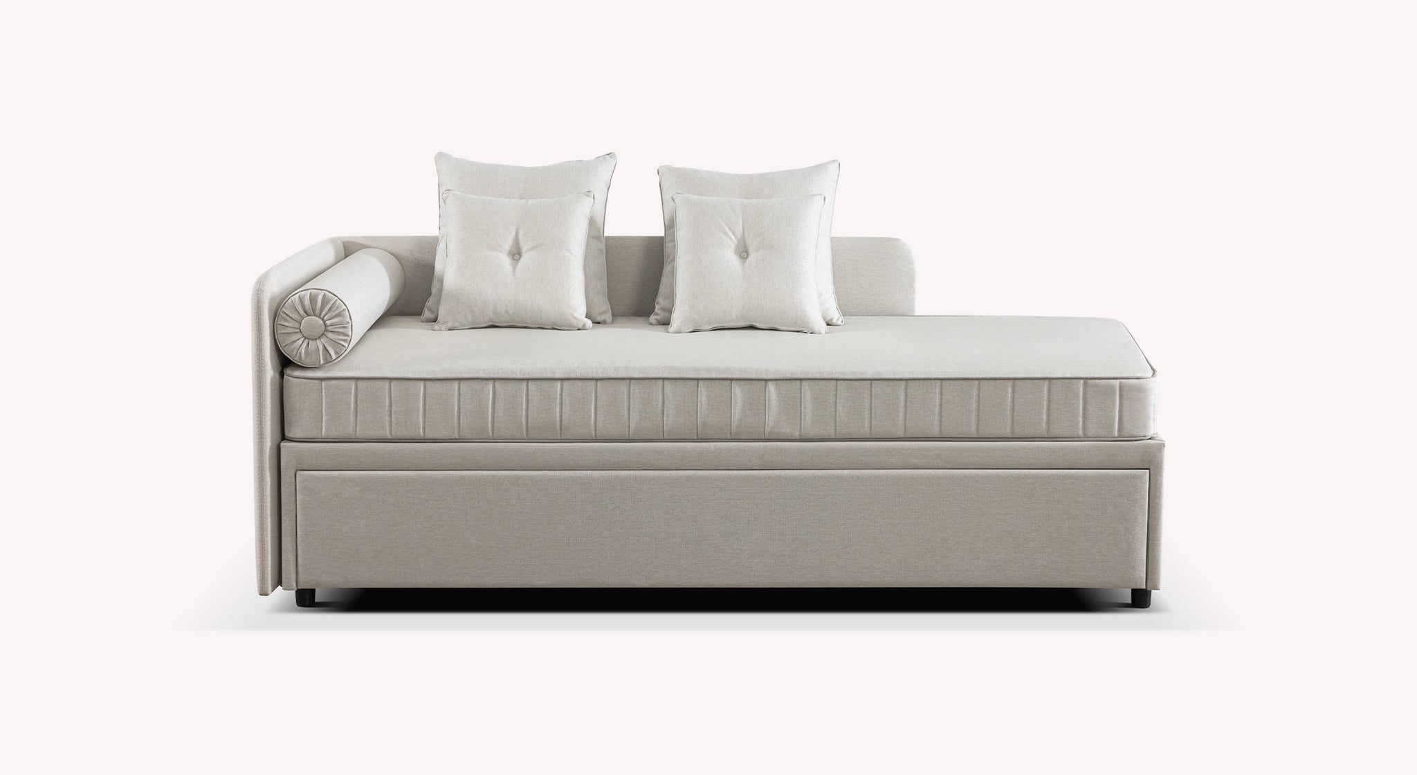 Canapé lit gigogne confortable haut de gamme en livraison rapide Flo